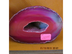 Dyed Pink Agate Geode