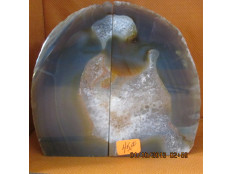 Agate Bookends Natural