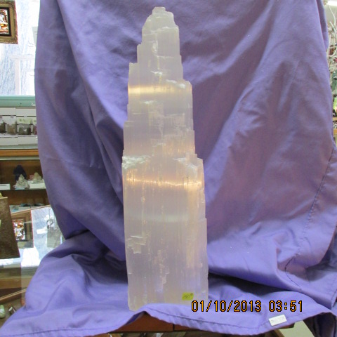 Selenite Lamp