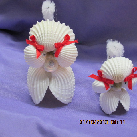 Seashell Mom and Baby Poddles