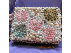 Wood and Shell Jewelry Box
