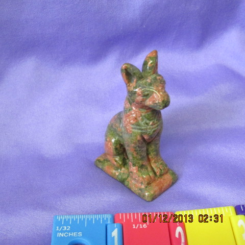 Green &amp Orange Unikite Anubus