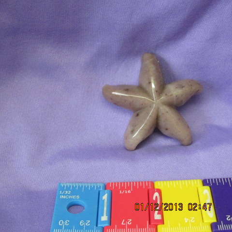 Purple Chalcedony Starfish