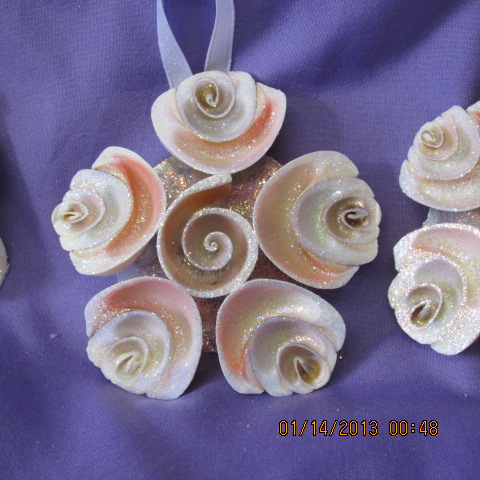 Round Sea Shell Wall Hanging